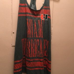 Miami Hurricanes XL tank, brand new with tags
